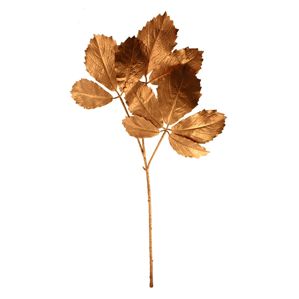 89cm Painted Cryptotaenia Japonica Spray Copper-0