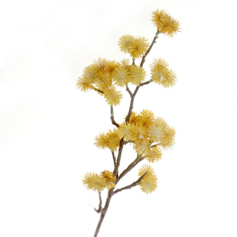 Echinops Spray - Yellow (68cm long)-0