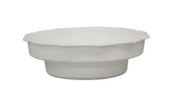Plastic Junior Saucer White x 25-0