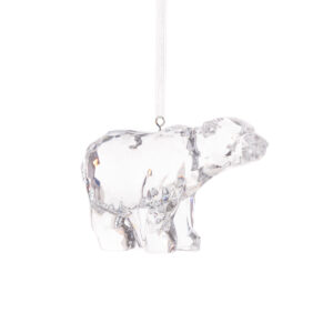 Clear Polar Bear Hanger 5cm-0
