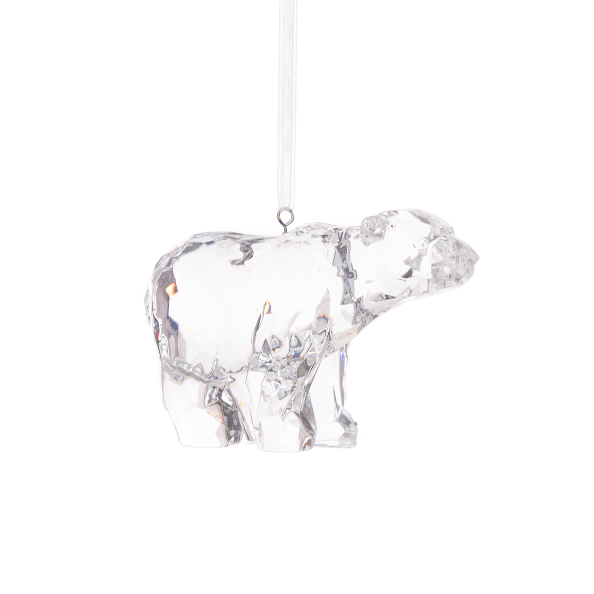 Clear Polar Bear Hanger 5cm-0