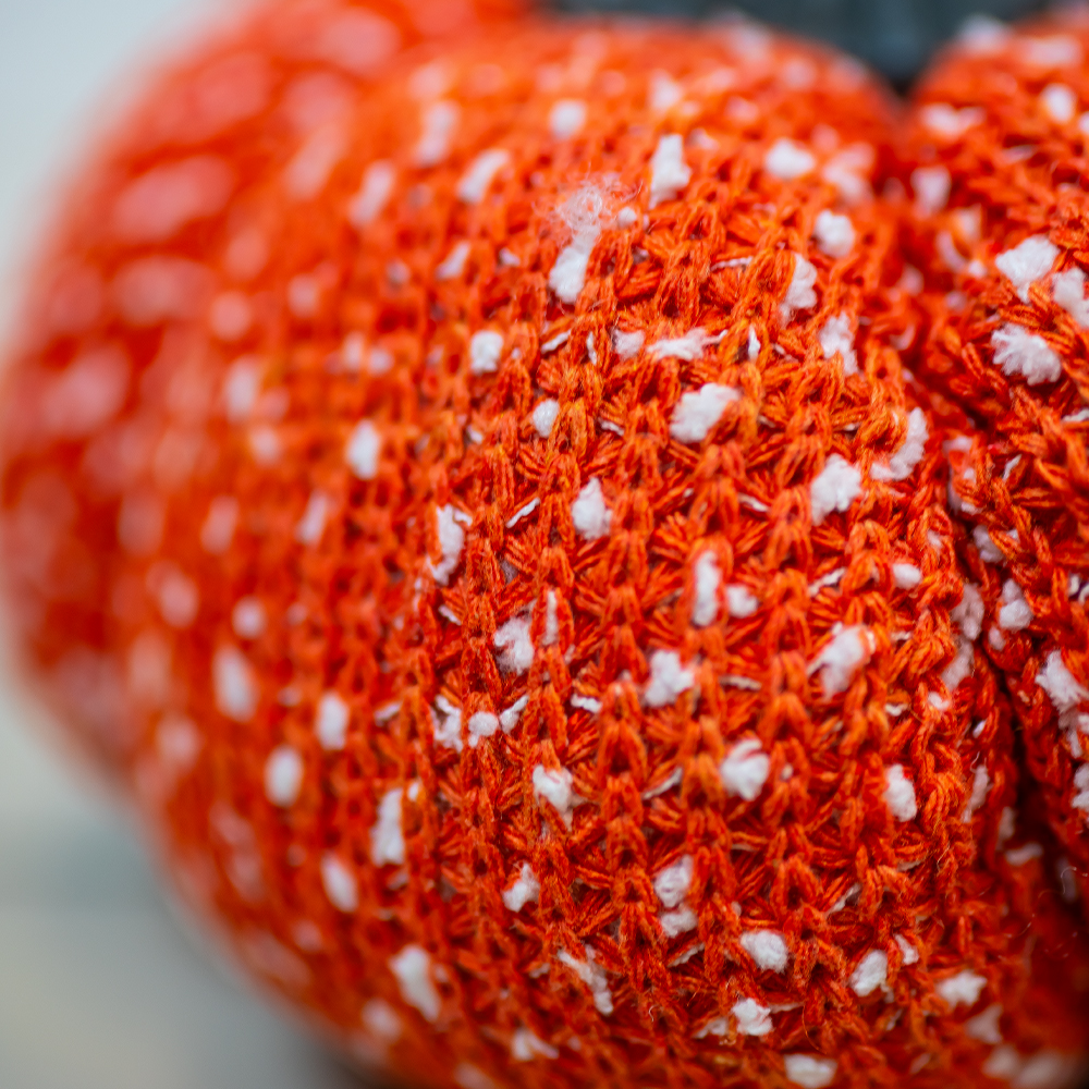 Knitted Pumpkin 21cm-25363