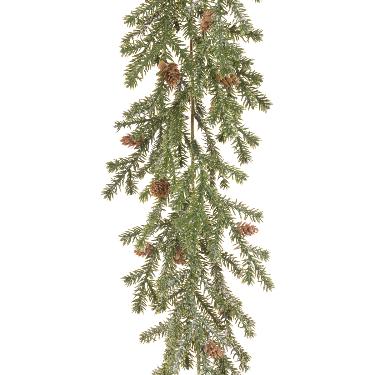 Frosted Teardrop Garland 180cm-0