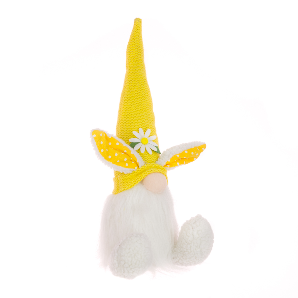 Spring Easter Bunny Gonk 58cm Yellow/White-0