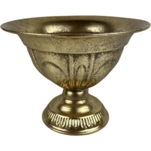 Sandringham Gold Footed Bowl 20.5 x 15.5cm-0