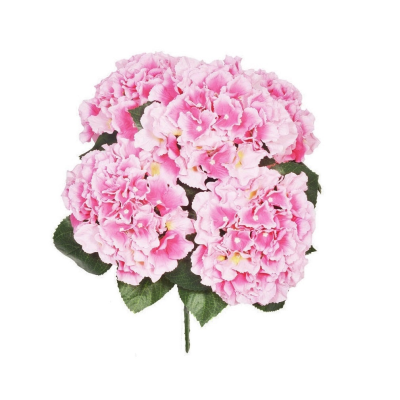 43cm Pink Hydrangea Bush-0