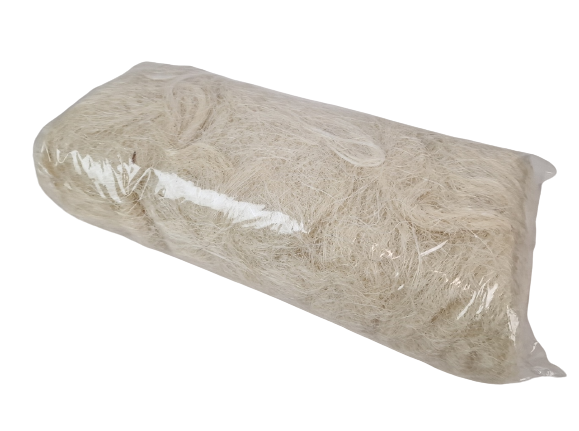 Sisal Bag 1/2kg Natural White-0