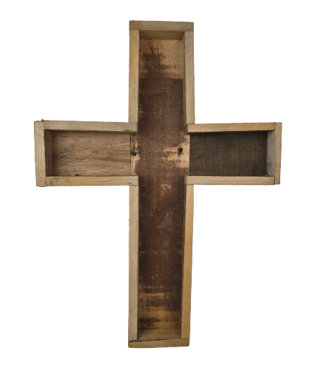 Wooden Cross Natural 46x63x6cm-0