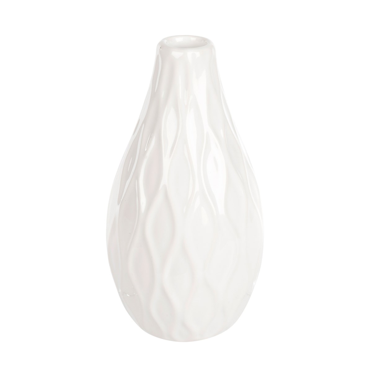 Geometric Ceramic Vase - 13cm-0
