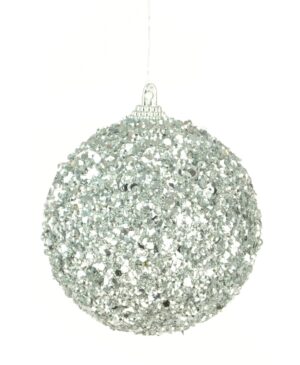 Shimmer Glitterball 8cm Silver-0