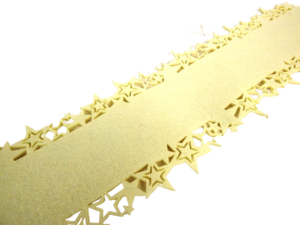 120 x 15cm Felt Runner Cream-0
