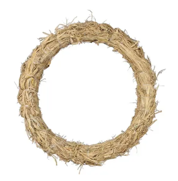 25cm Straw Wreath (AP001)-0