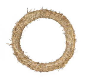 40cm Straw Wreath-0