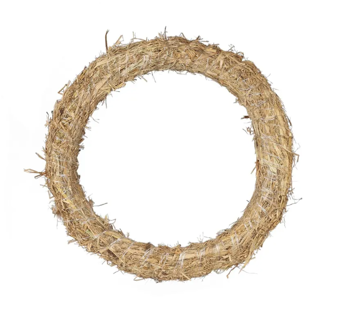 40cm Straw Wreath-0
