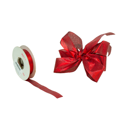 10mm x 25yds Red Ribbon-0