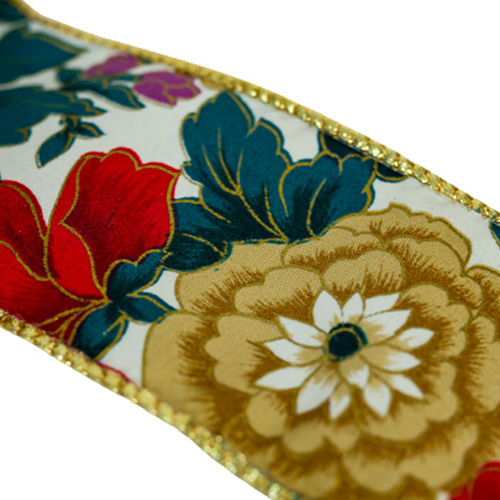 63mm x 3yds Christmas Ribbon Design 2-25090