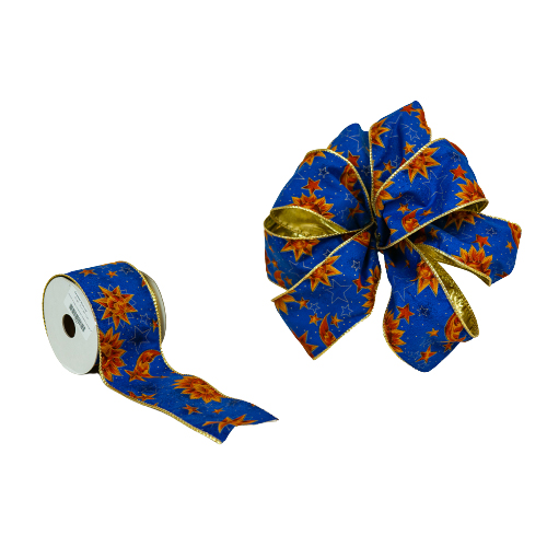 63mm x 3yds Christmas Ribbon Design 4-0