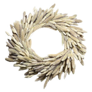 40cm Setaria Wreath Natural-0