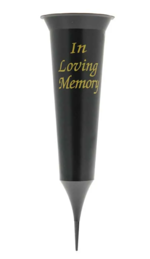 Black Pack of 5 ILM Vase Plastic-0