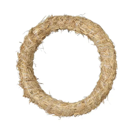 30cm Straw Wreath-0
