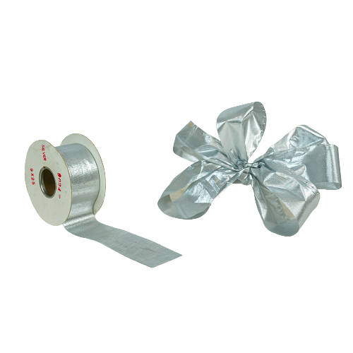 37mm x 25yds Silver Ribbon-0