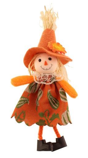 20cm Fabric Scarecrow Hanger Orange (N50654)-0