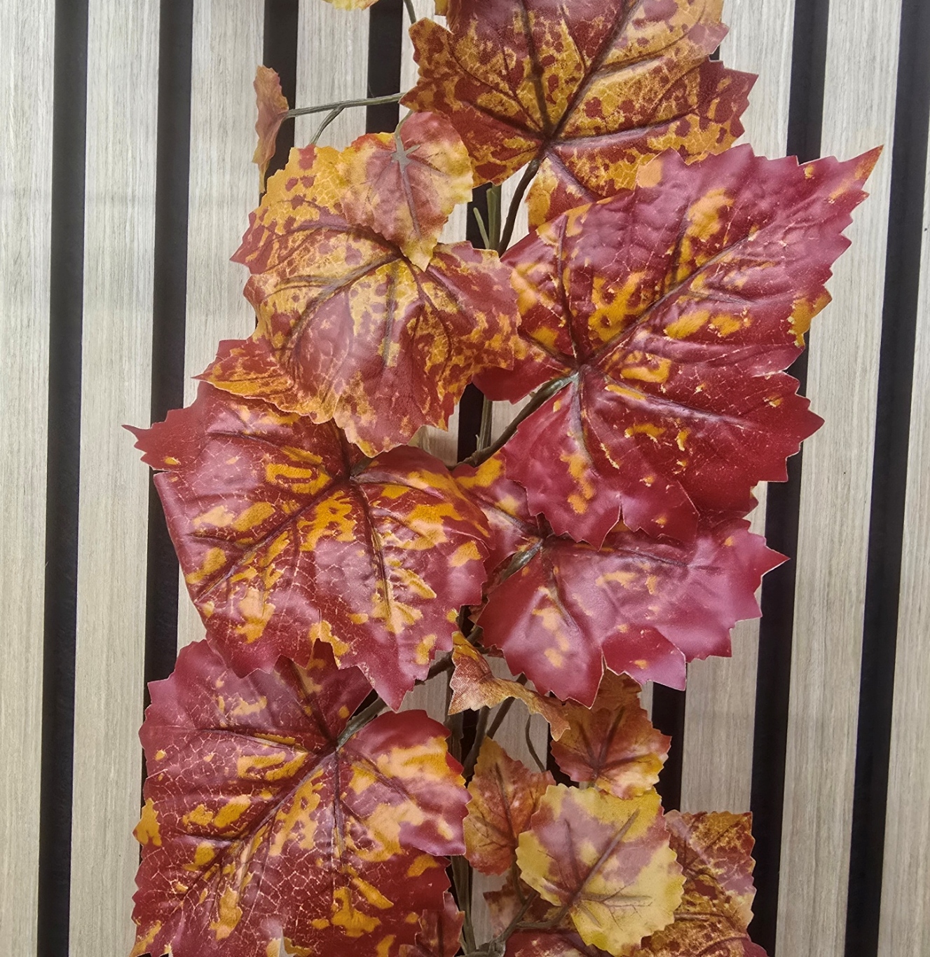 Grape Ivy Garland – Orange (2.5m long with 144 leaves)