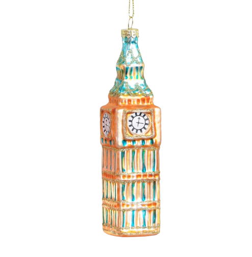 14cm Glass Big Ben Decoration-0