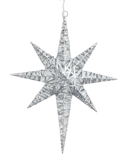 42cm Bethlehem Star Silver-0