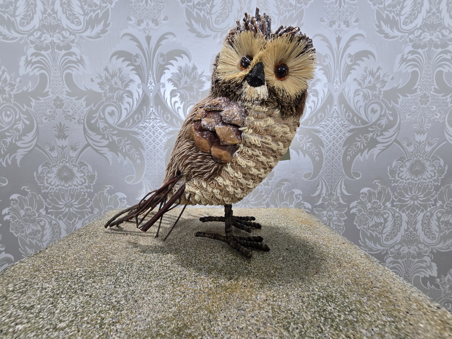 Glitter Owl Figure 20cm