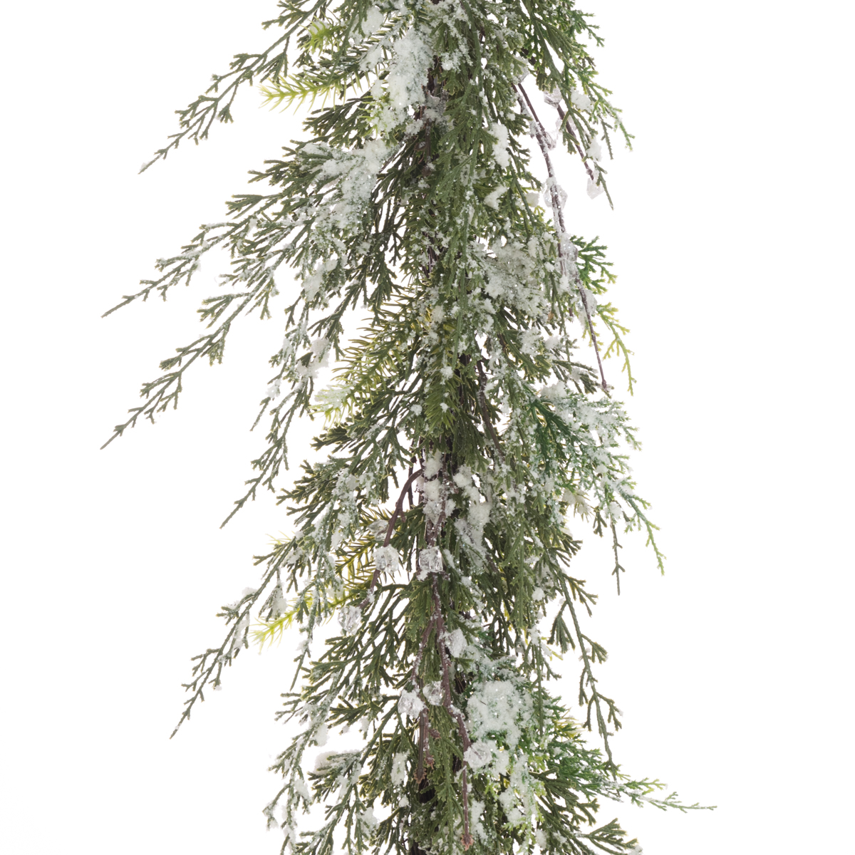 Snowy Cedar Garland 152cm-0