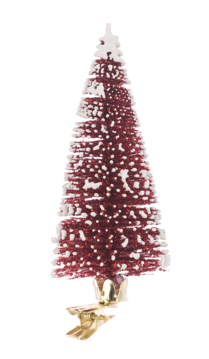 Christmas Tree Clip 13cm Red-0