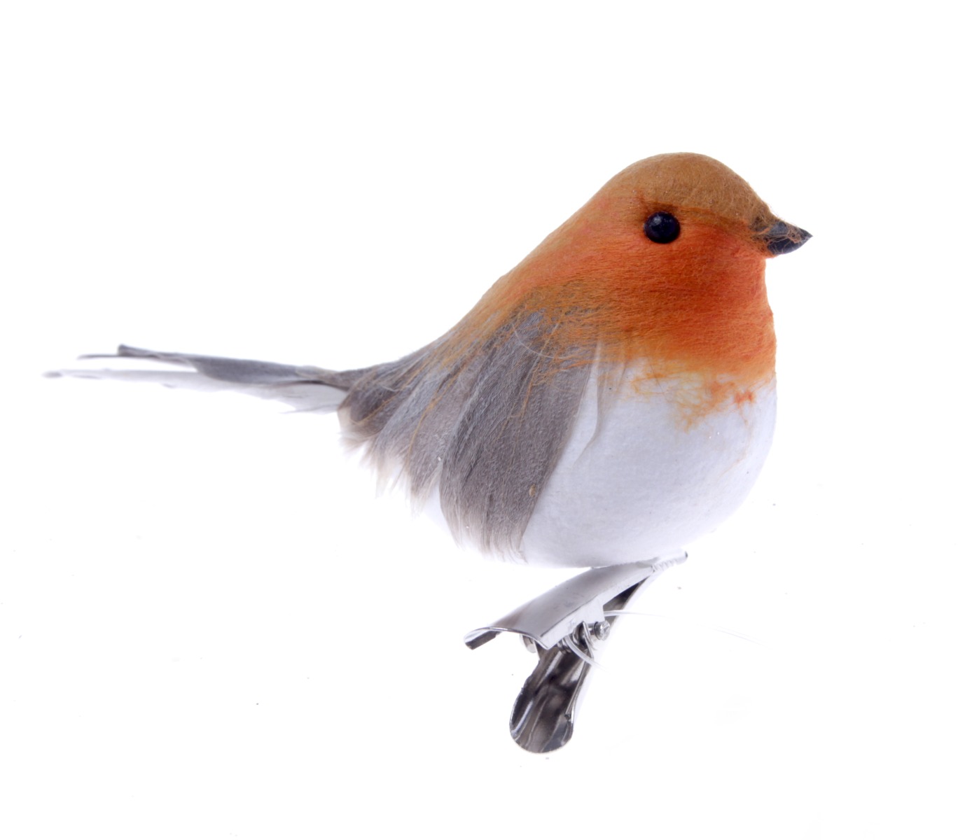 Cotton Robin On Clip - Natural (6 pieces per pk)-0