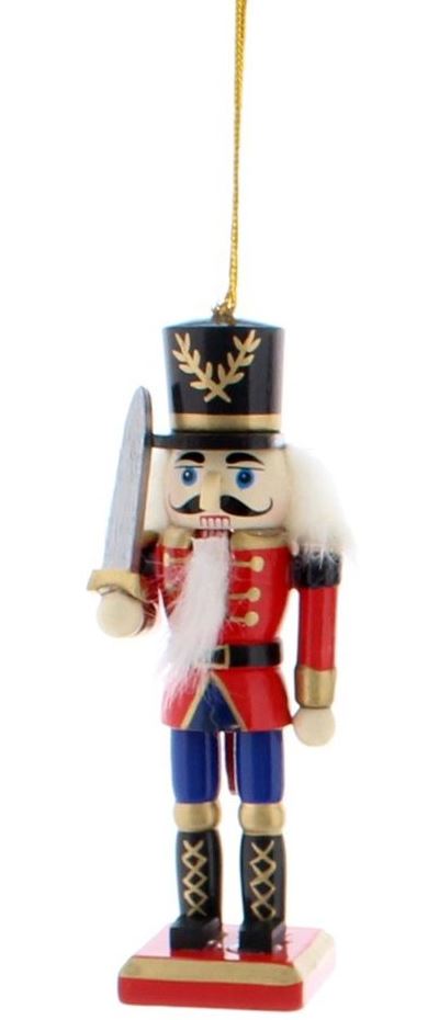 12cm Red/Blue Nutcracker W/Sword