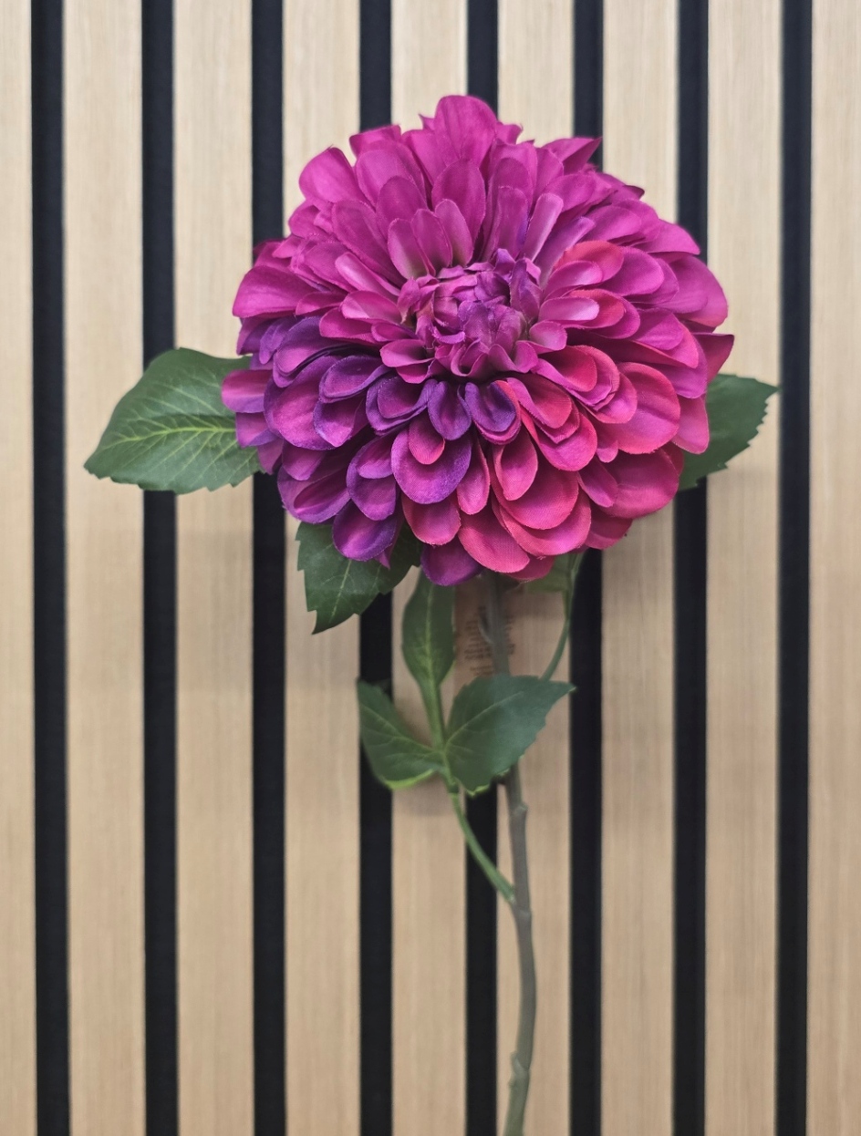 75cm Ball Dahlia Purple