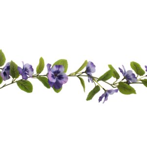 150cm Pansy Garland Lavender-0