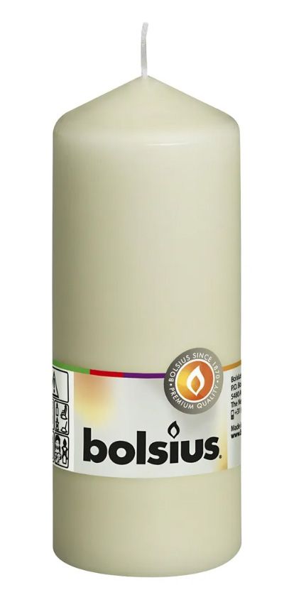 Bolsius Pillar Candle Ivory 150 x 58mm-0