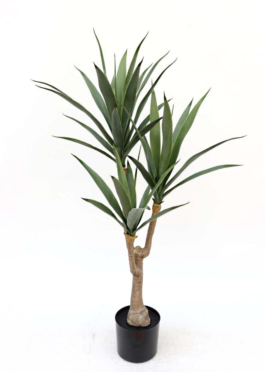 Artificial Yucca Tree In Pot 118cm UV Protected-0