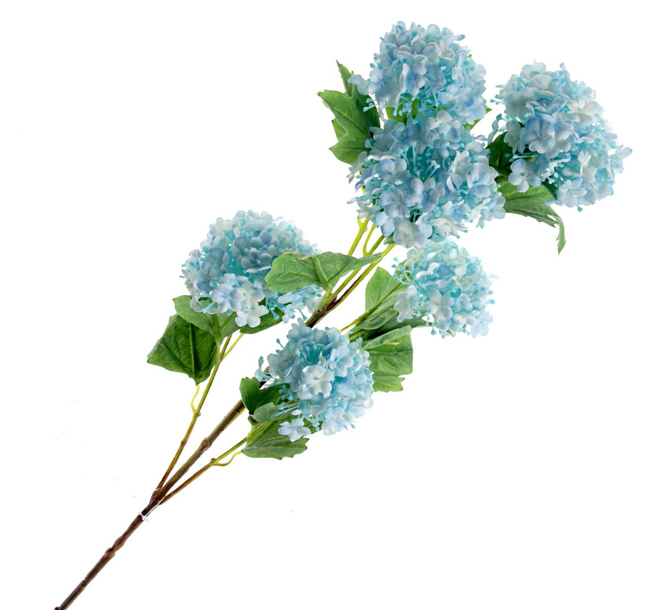 Snowball Viburnum Bush - Aqua (6 heads, 96cm long)-0