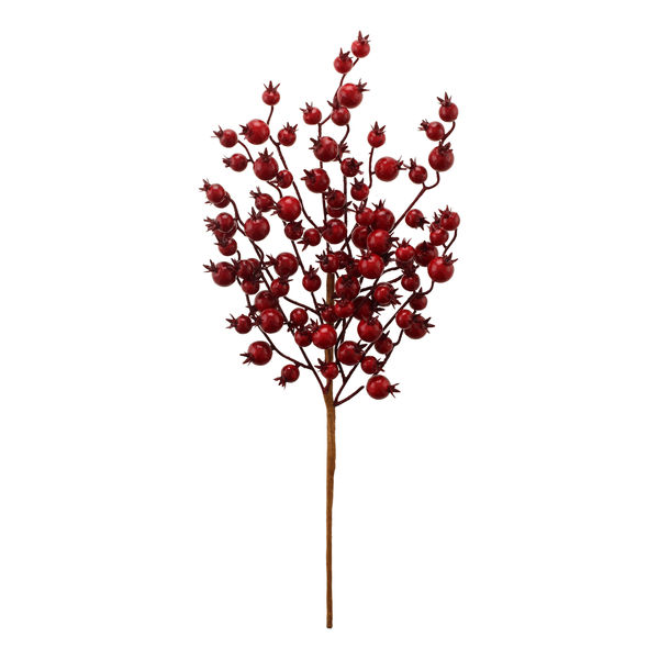 45cm Cranberry Spray Red-0