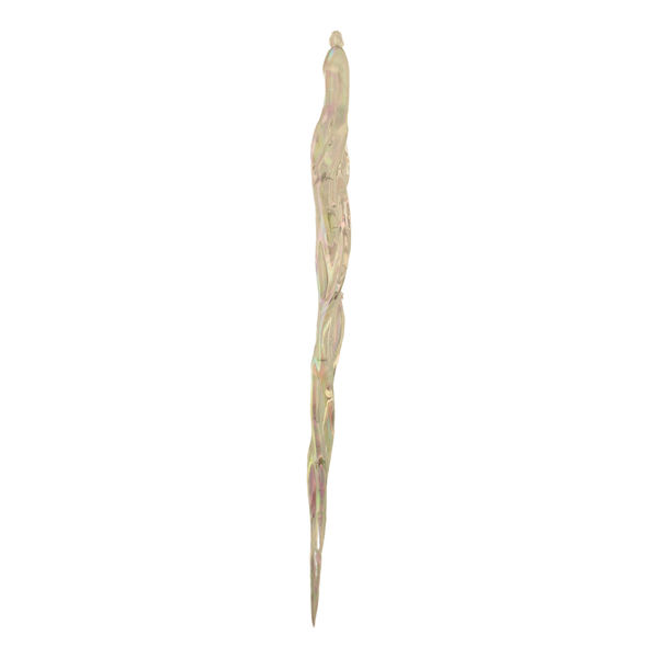 28cm Acrylic Icicle with Hanger Iridescent-0