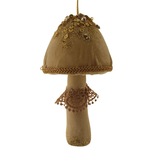 13cm Velvet Mushroom Cream-0