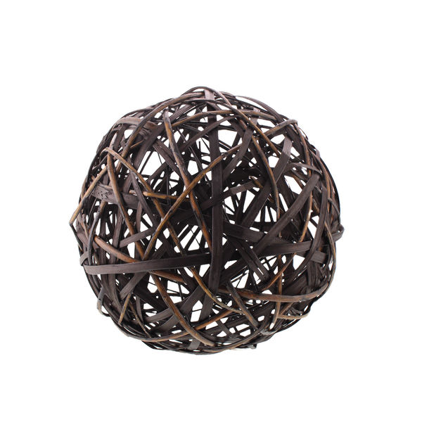31cm Basketry Ball Dark Brown-0