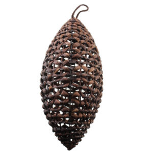 50cm Basketry Hanging Drop Dark Brown-0