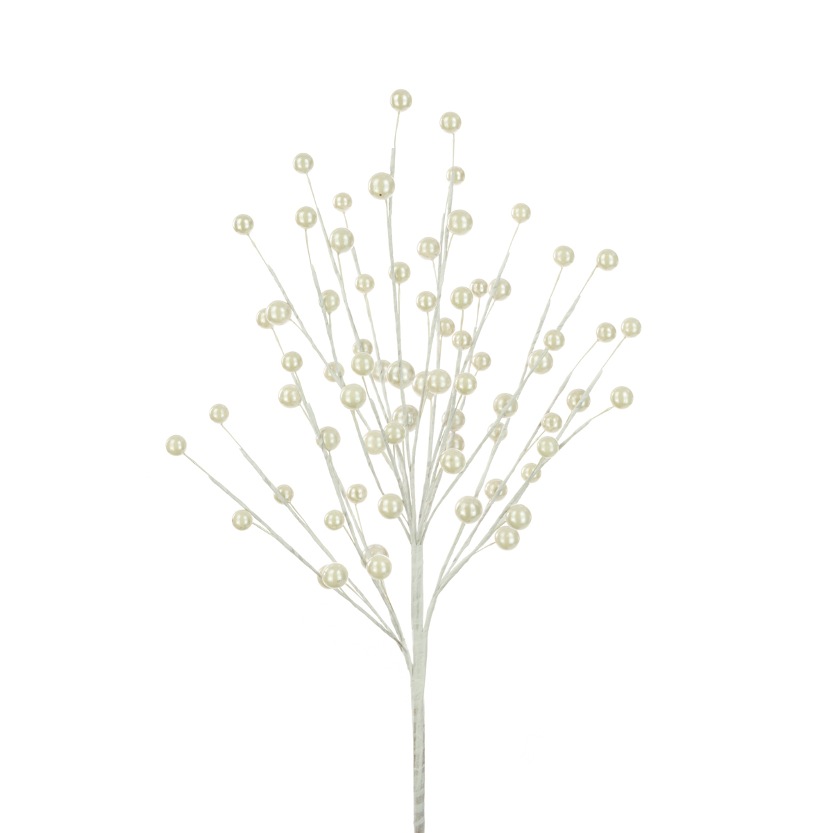 Classic Berry Bush Spray 47cm White-0