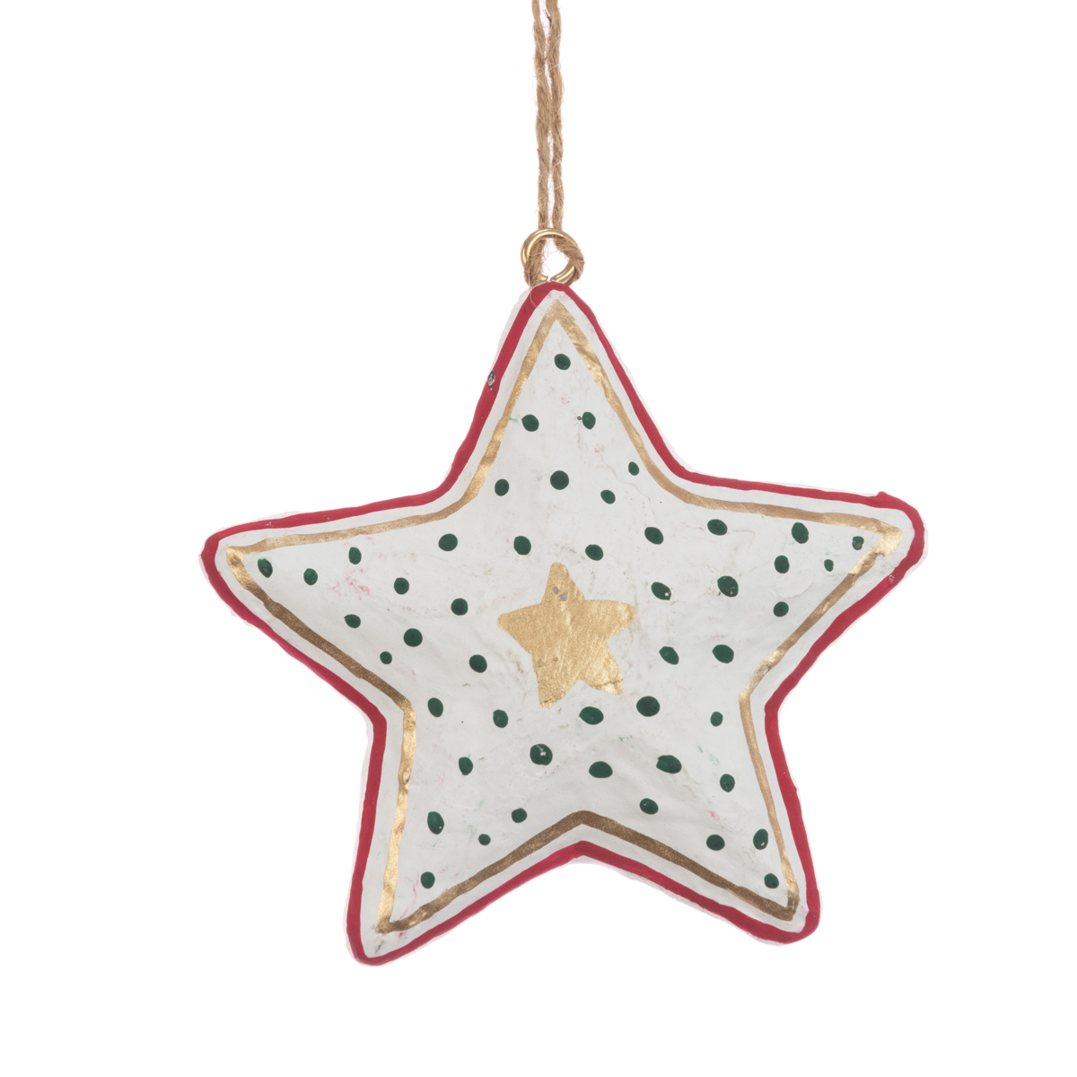 Papier Mache Star 10cm