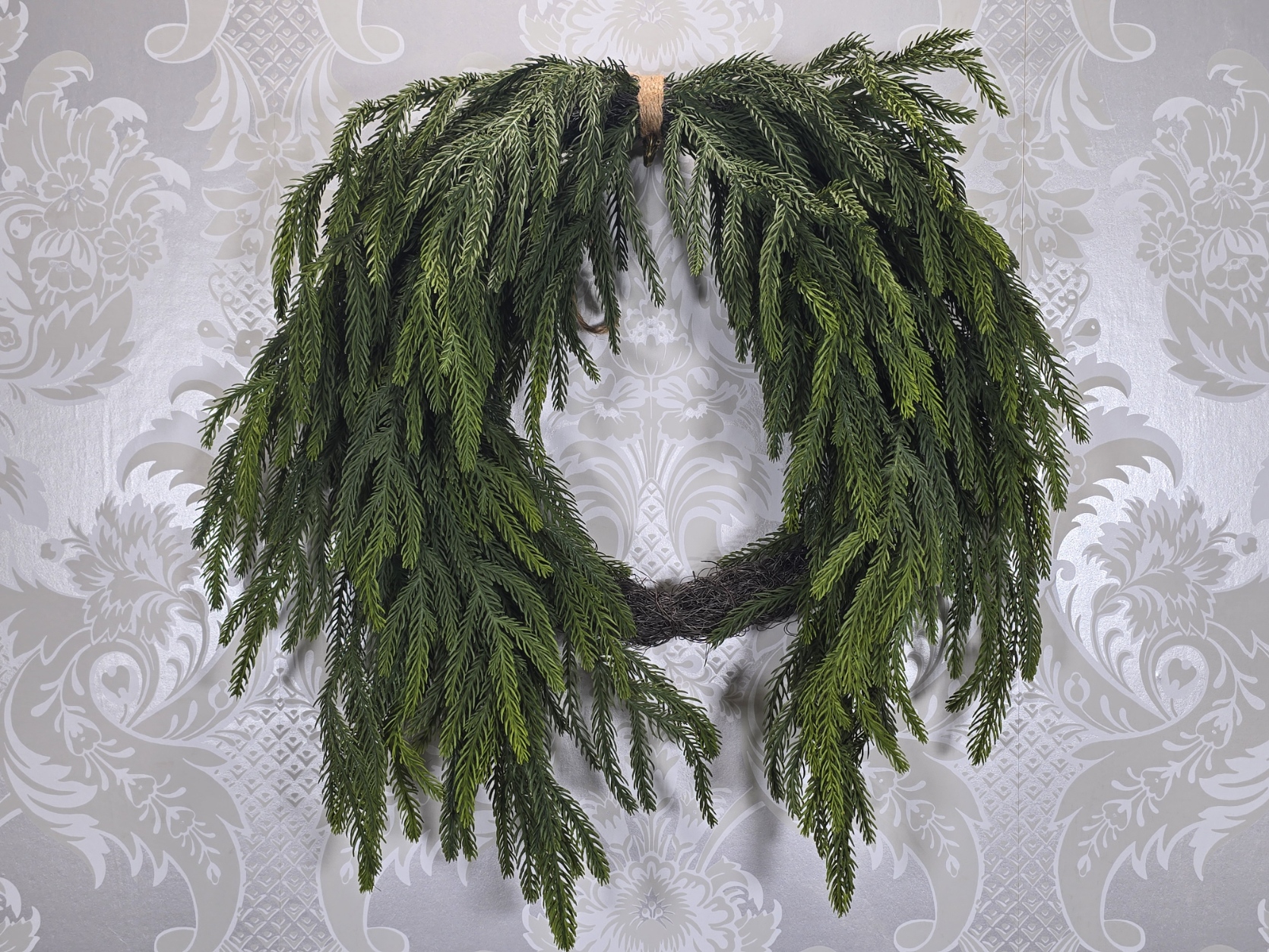 Waxed Pine Wreath 61cm