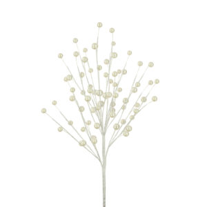 Classic Berry Bush Spray 47cm White-0