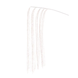 Sequin Sparkle Rain 110cm White-0