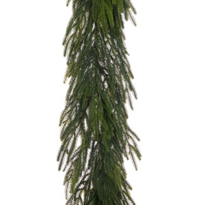 Waxed Pine Garland 180cm-0